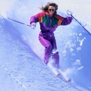 Vintage Nordica Purple Sports Ski Pants